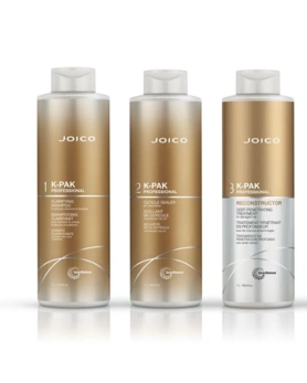 Joico 3 lépés:(Clarifying Sampon 1000ml+Cuticule Sealer 1000ml+Deep Penetrating Reconstructor 1000ml) és 3db pumpa főképe